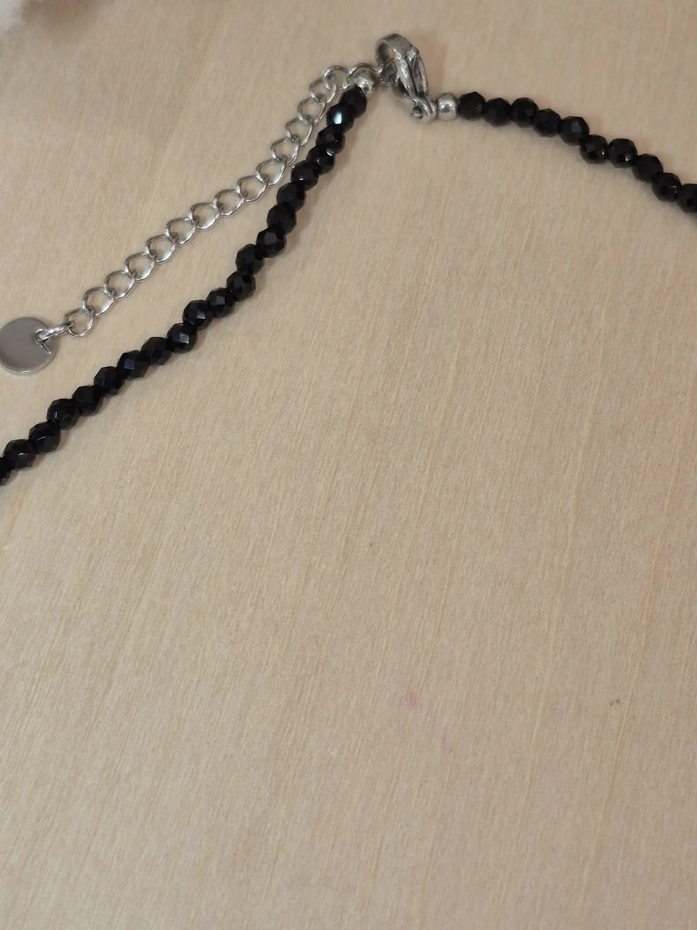 🐈‍⬛🐈‍⬛NEW🐈‍⬛🐈‍⬛ PRETTY!! Faceted Natural Stone OBSIDIANBlackCat HeadNecklace